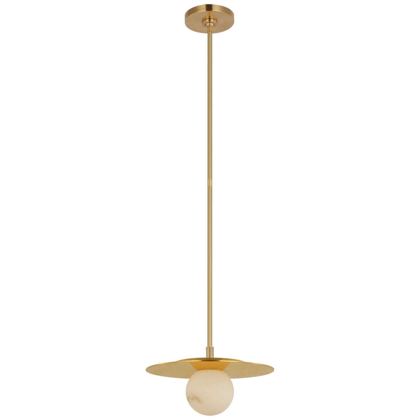 Visual Comfort Signature - KW 5525MAB-ALB - LED Pendant - Pertica - Mirrored Antique Brass