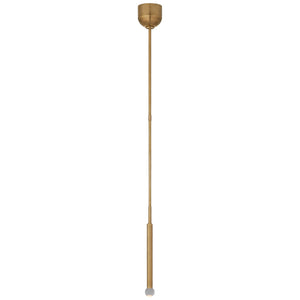 Visual Comfort Signature - KW 5586AB-CG - LED Pendant - Rousseau - Antique-Burnished Brass