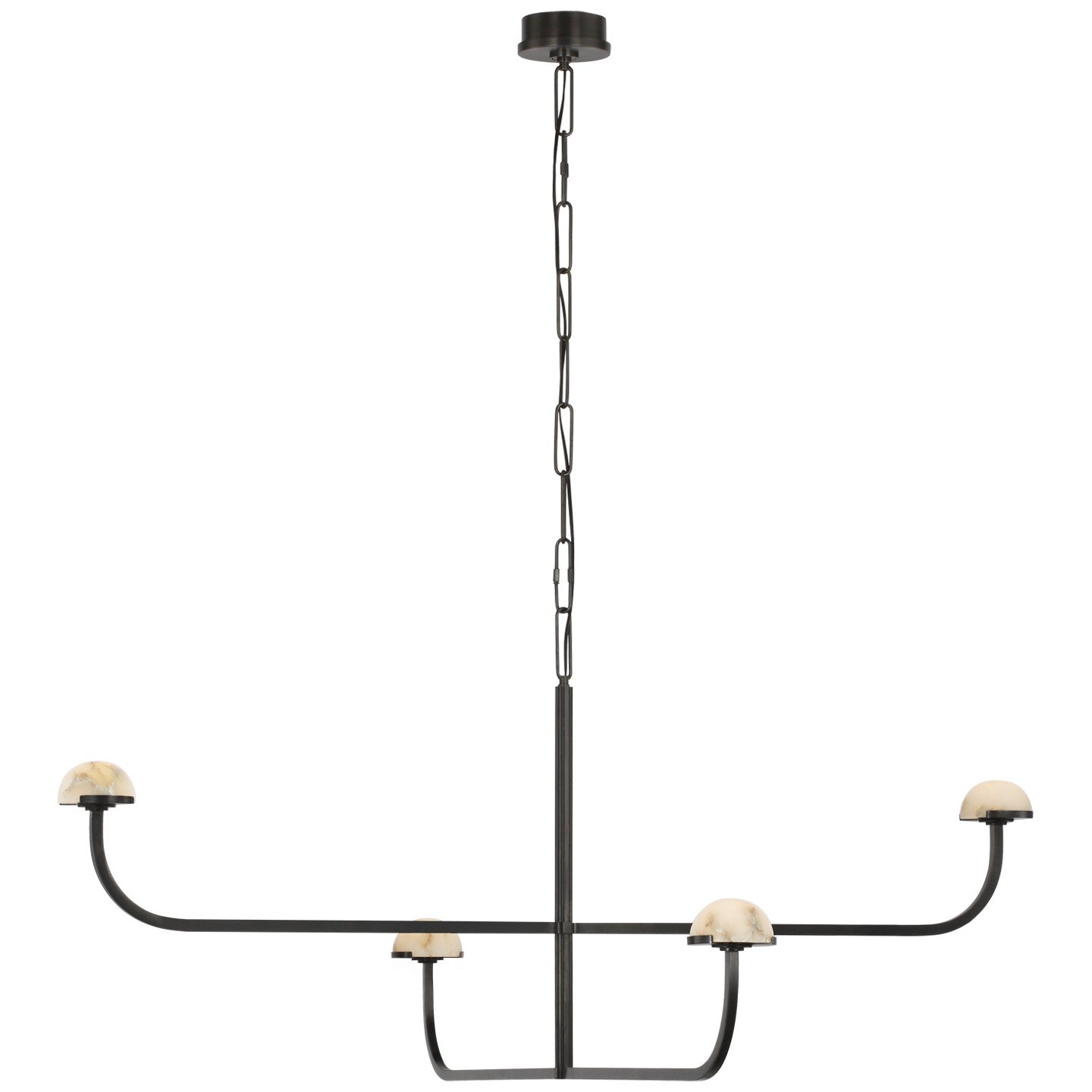 Visual Comfort Signature - KW 5624BZ-ALB - LED Chandelier - Pedra - Bronze