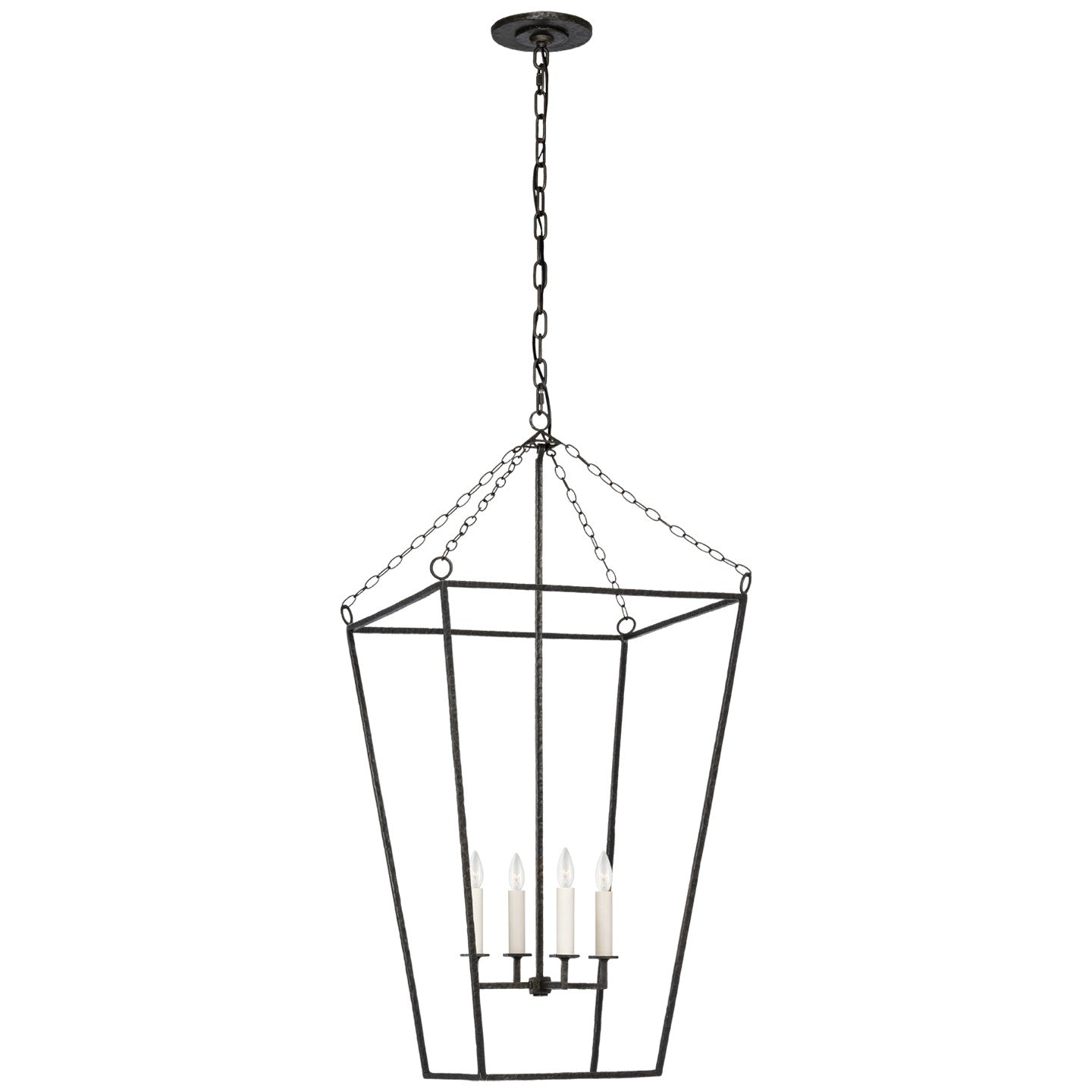 Visual Comfort Signature - MF 5103AI - LED Lantern - Malloy - Aged Iron