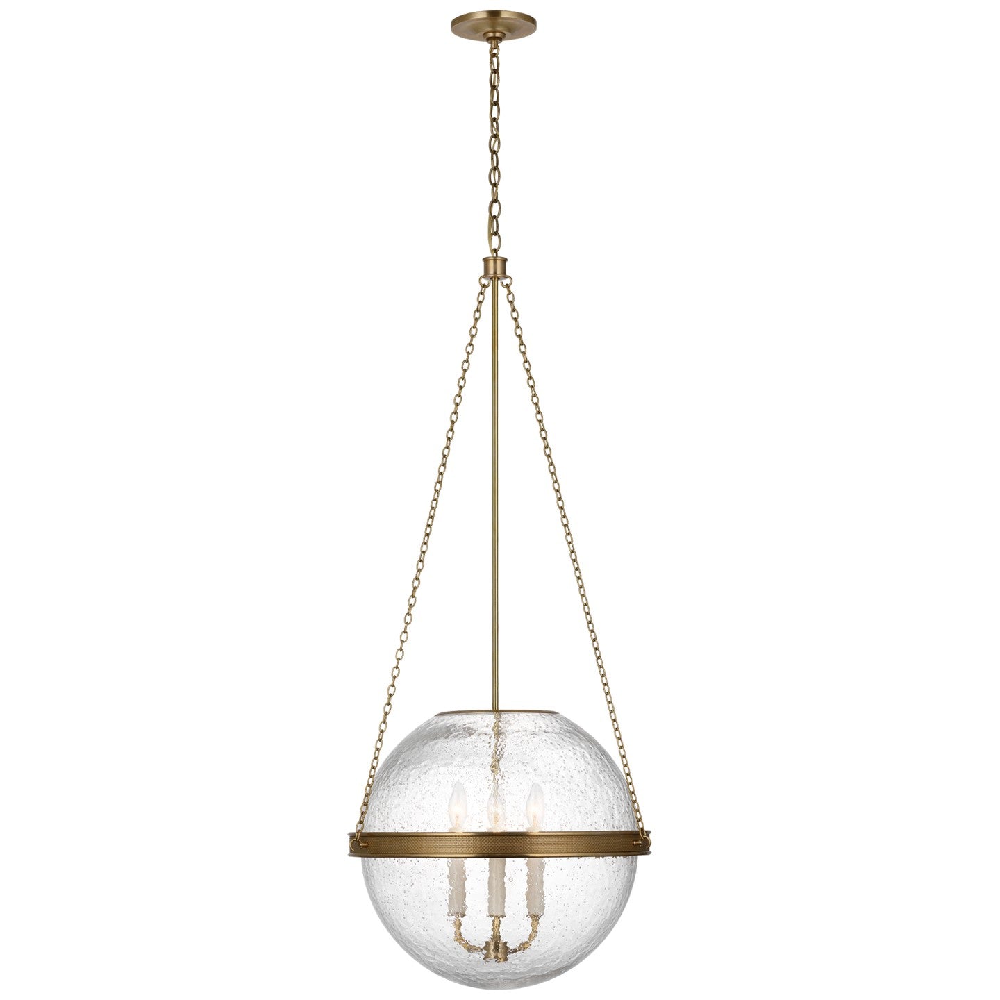 Visual Comfort Signature - MF 5184SB-CG - LED Pendant - Reese - Soft Brass