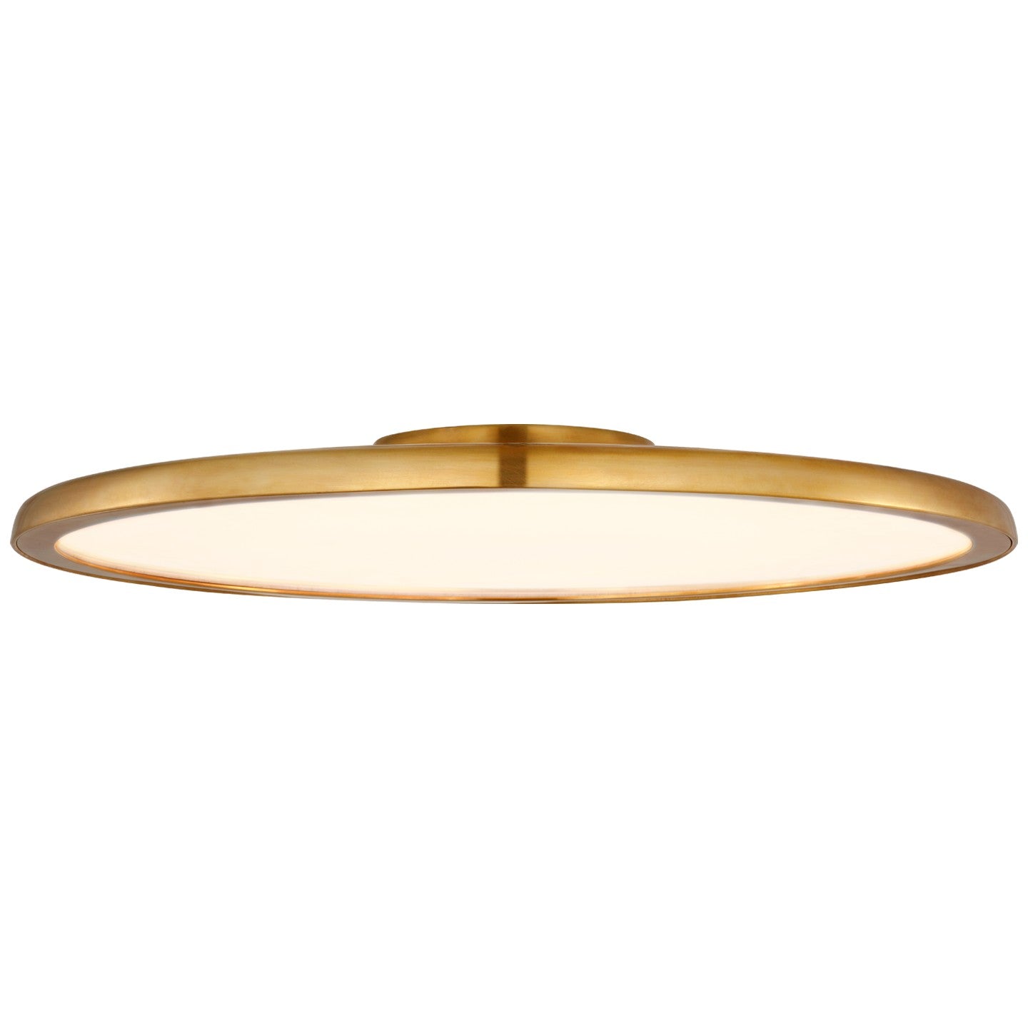 Visual Comfort Signature - PB 4005NB - LED Flush Mount - Dot - Natural Brass