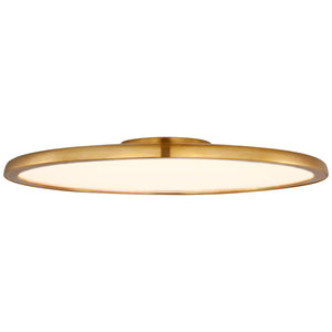 Visual Comfort Signature - PB 4005NB - LED Flush Mount - Dot - Natural Brass