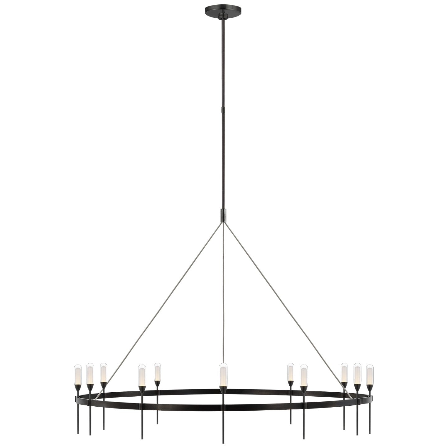 Visual Comfort Signature - PB 5032BZ-CG - LED Chandelier - Overture - Bronze