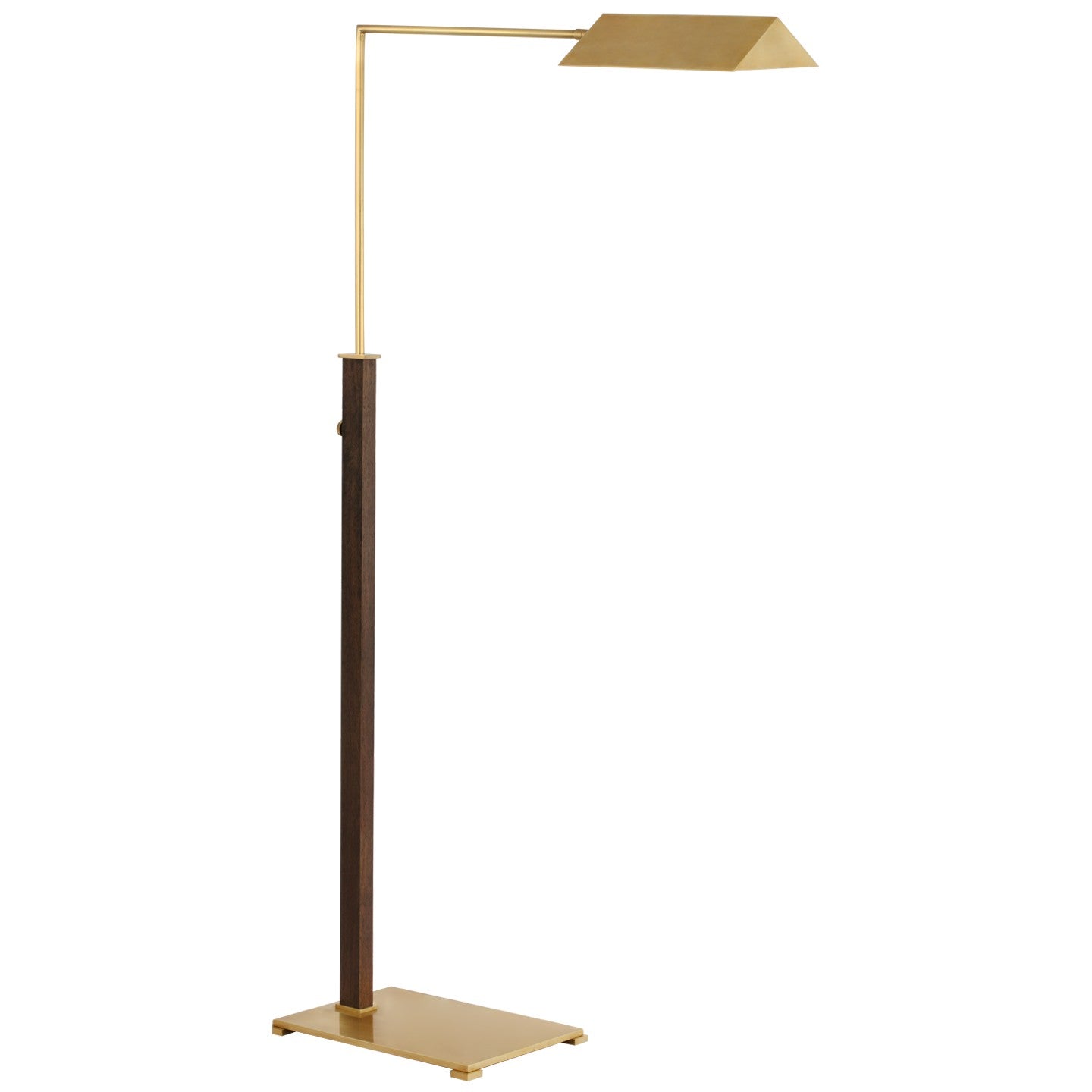 Visual Comfort Signature - RB 1005AB/DW - LED Floor Lamp - Copse - Antique Brass and Dark Walnut