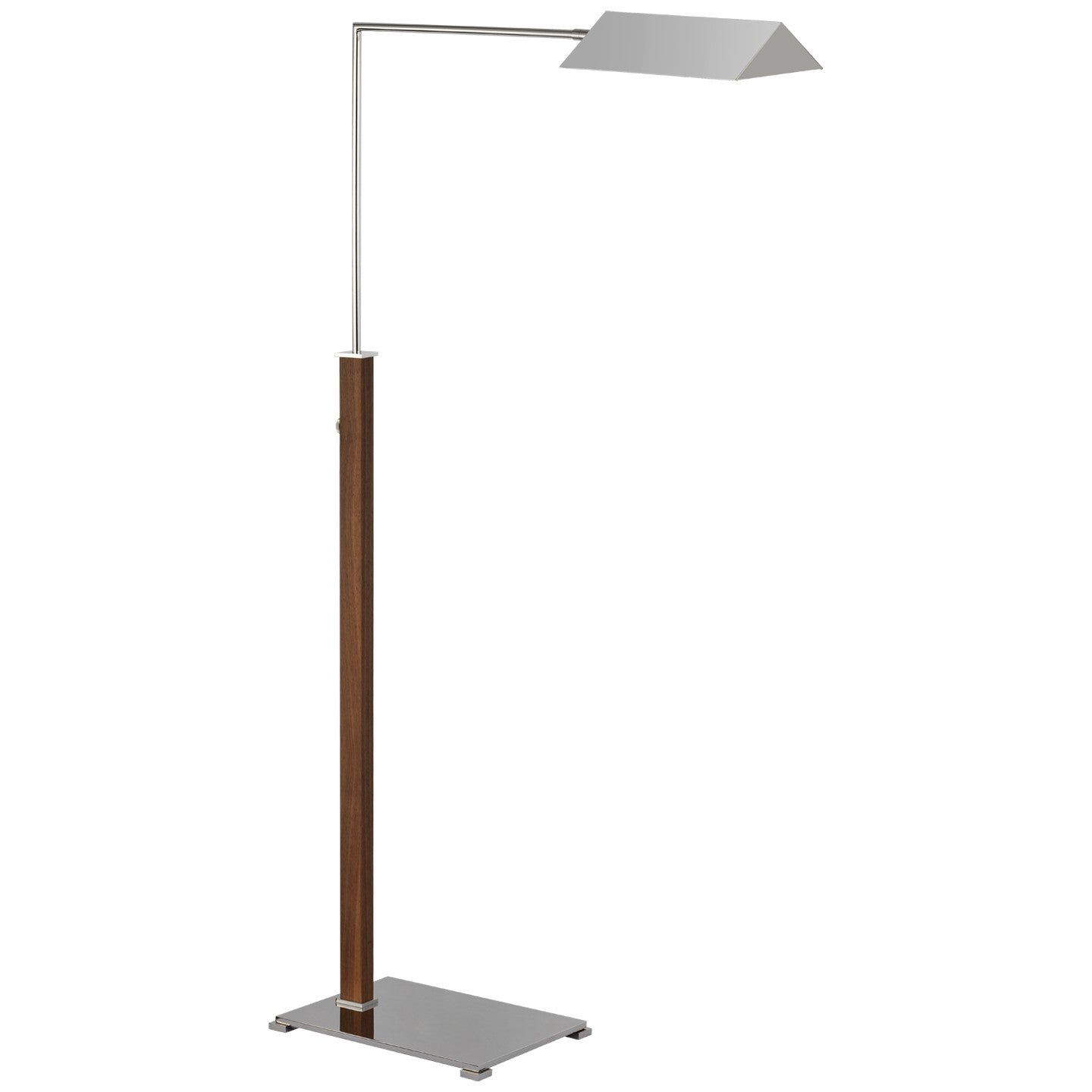 Visual Comfort Signature - RB 1005PN/WA - LED Floor Lamp - Copse - Polished Nickel and Walnut