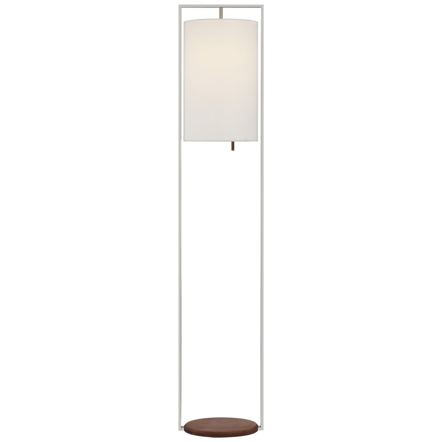 Visual Comfort Signature - RB 1130PN/W-L - LED Floor Lamp - Zenz - Polished Nickel and Walnut