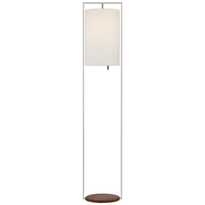 Visual Comfort Signature - RB 1130PN/W-L - LED Floor Lamp - Zenz - Polished Nickel and Walnut