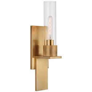 Visual Comfort Signature - RB 2002AB-CG - LED Wall Sconce - Beza - Antique Brass