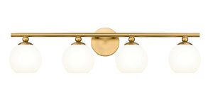 Z-Lite - 1100-4V-MGLD - Four Light Vanity - Neoma - Modern Gold