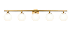 Z-Lite - 1100-5V-MGLD - Five Light Vanity - Neoma - Modern Gold