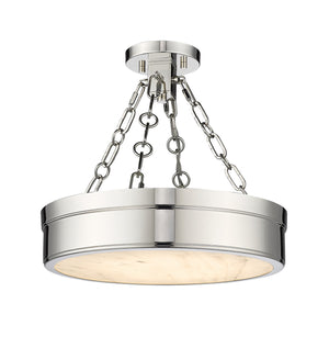 Z-Lite - 1944SF15-PN-LED - LED Semi Flush Mount - Anders - Polished Nickel