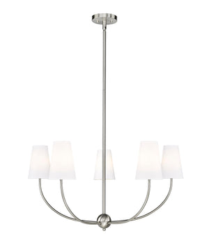 Z-Lite - 3040-32BN - Five Light Chandelier - Shannon - Brushed Nickel