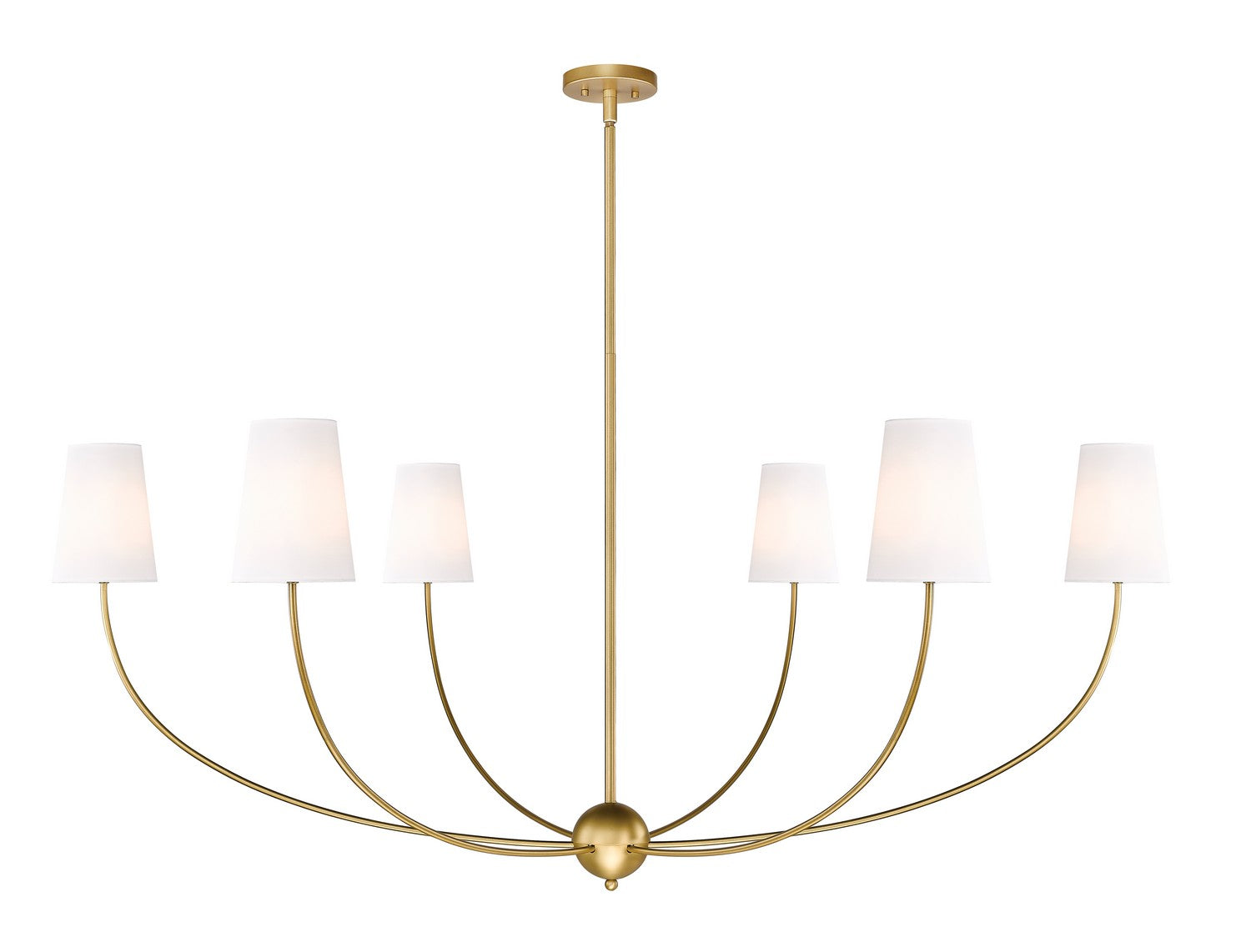 Z-Lite - 3040-62RB - Six Light Chandelier - Shannon - Rubbed Brass