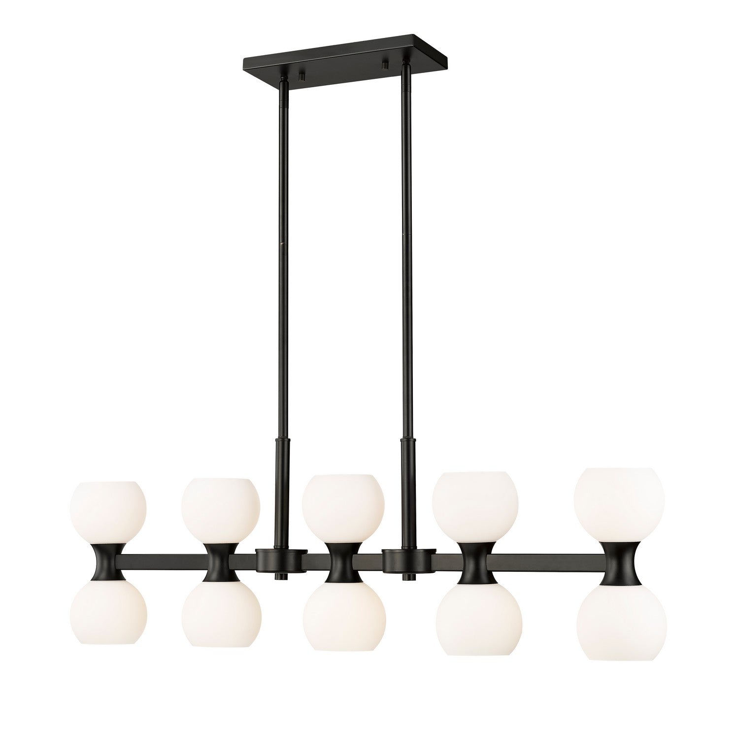 Z-Lite - 494-10L-MB - Ten Light Linear Chandelier - Artemis - Matte Black