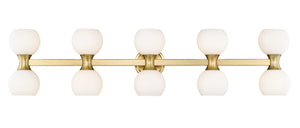 Z-Lite - 494-10V-MGLD - Ten Light Vanity - Artemis - Modern Gold