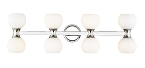 Z-Lite - 494-8V-CH - Eight Light Vanity - Artemis - Chrome