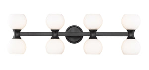 Z-Lite - 494-8V-MB - Eight Light Vanity - Artemis - Matte Black