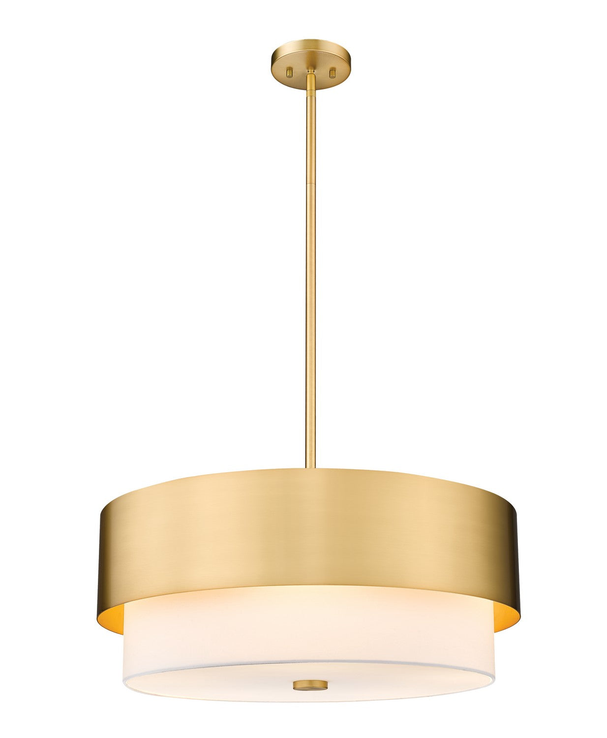 Z-Lite - 495P24-MGLD - Five Light Chandelier - Counterpoint - Modern Gold