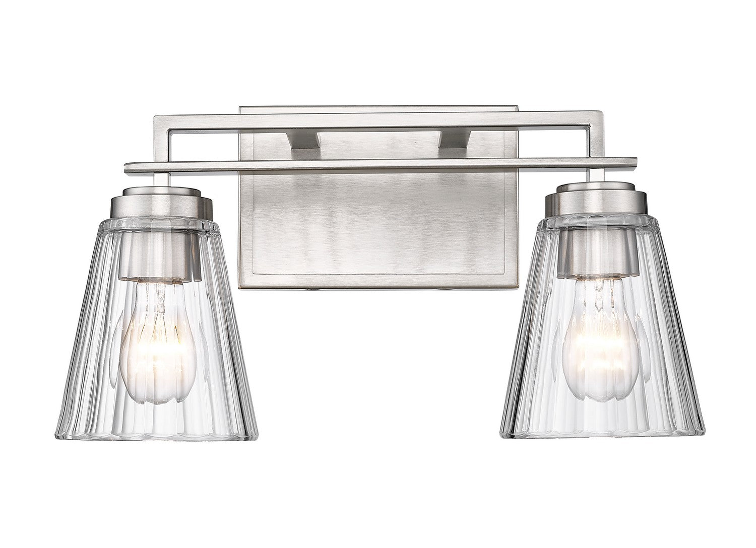 Z-Lite - 823-2V-BN - Two Light Vanity - Lyna - Brushed Nickel