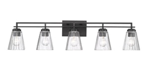 Z-Lite - 823-5V-MB - Five Light Vanity - Lyna - Matte Black