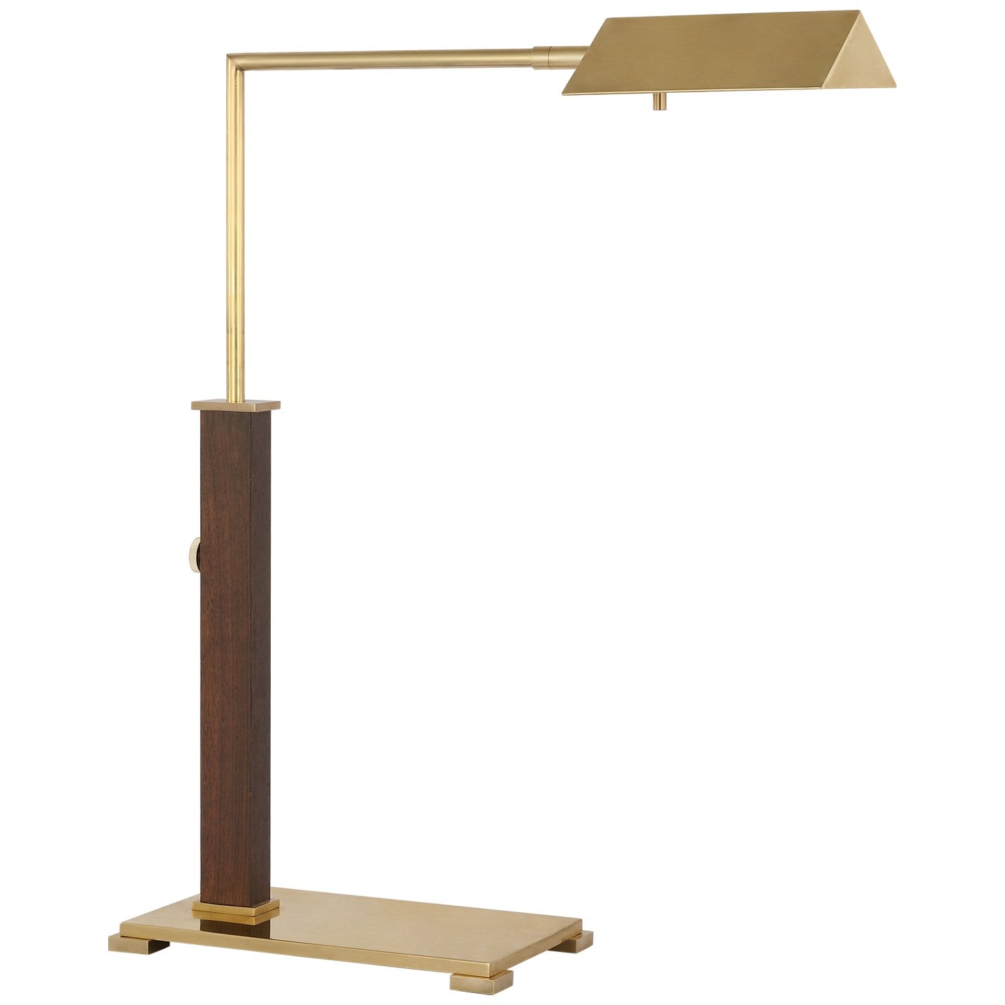 Visual Comfort Signature - RB 3005AB/DW - LED Desk Lamp - Copse - Antique Brass and Dark Walnut