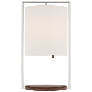 Visual Comfort Signature - RB 3130PN/W-L - LED Table Lamp - Zenz - Polished Nickel and Walnut