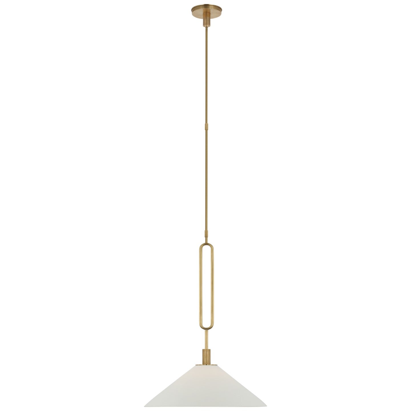 Visual Comfort Signature - RB 5061AB-BSQ - LED Pendant - Argo - Antique Brass