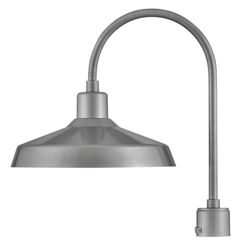 Hinkley - 12071AL - LED Post Top or Pier Mount Lantern - Forge - Antique Brushed Aluminum