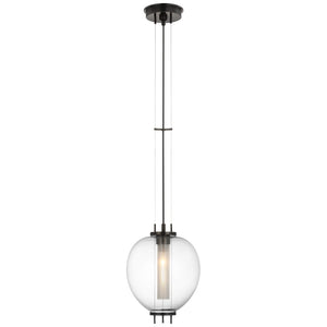 Visual Comfort Signature - RB 5096BZ-CG - LED Pendant - Taro - Bronze