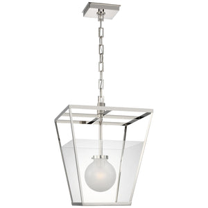 Visual Comfort Signature - RB 5102PN-CG - LED Lantern - Illume - Polished Nickel