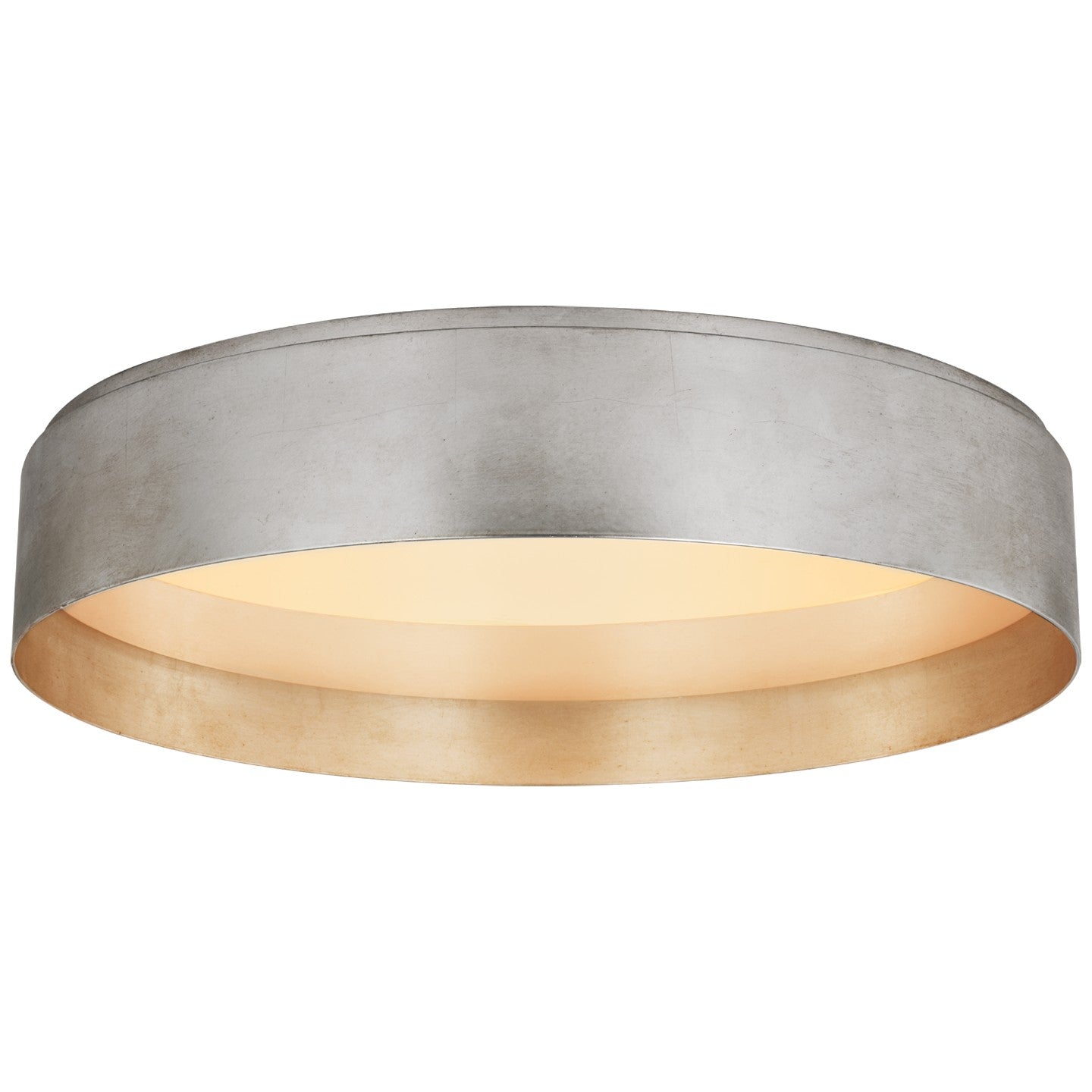 Visual Comfort Signature - S 4044BSL - LED Flush Mount - Shaw - Burnished Silver Leaf