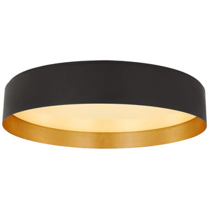 Visual Comfort Signature - S 4045BLK - LED Flush Mount - Shaw - Black