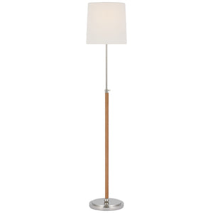 Visual Comfort Signature - TOB 1580PN/NAT-L - LED Floor Lamp - Bryant Wrapped - Polished Nickel and Natural Leather