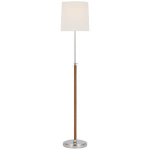 Visual Comfort Signature - TOB 1580PN/NAT-L - LED Floor Lamp - Bryant Wrapped - Polished Nickel and Natural Leather