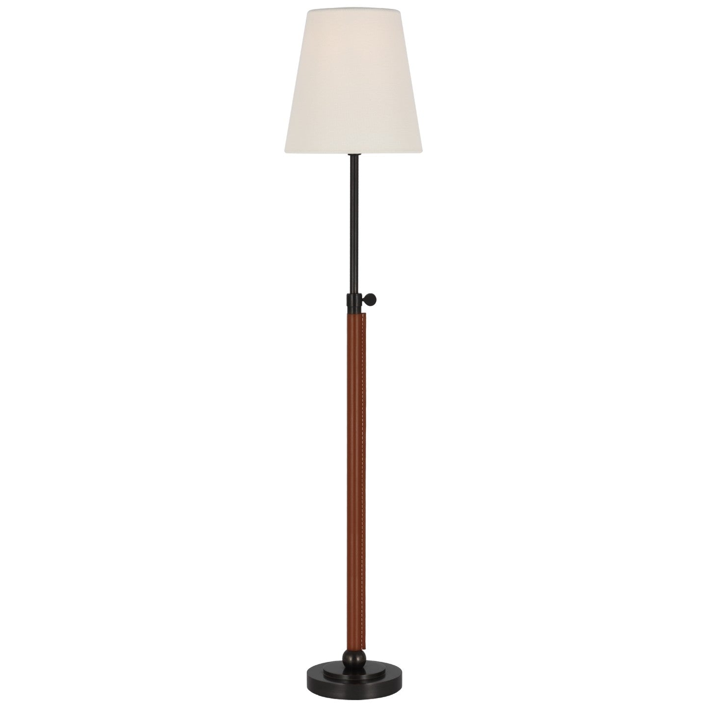 Visual Comfort Signature - TOB 3580BZ/SDL-L - LED Table Lamp - Bryant Wrapped - Bronze and Saddle Leather