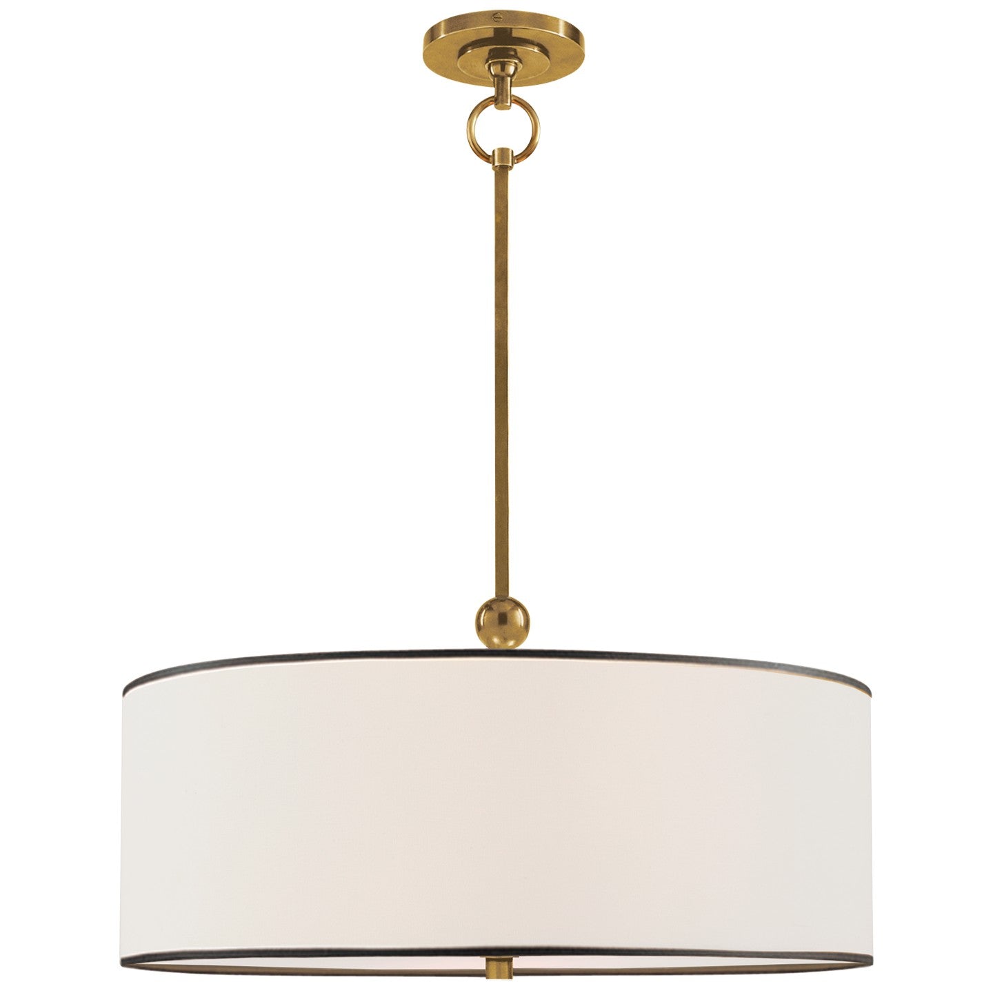 Visual Comfort Signature - TOB 5011HAB-L/BT - Two Light Pendant - Reed - Hand-Rubbed Antique Brass