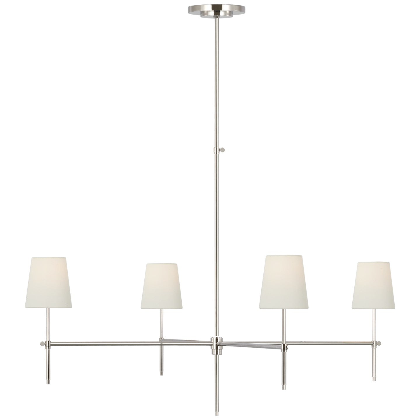 Visual Comfort Signature - TOB 5195PN-L - LED Chandelier - Bryant - Polished Nickel