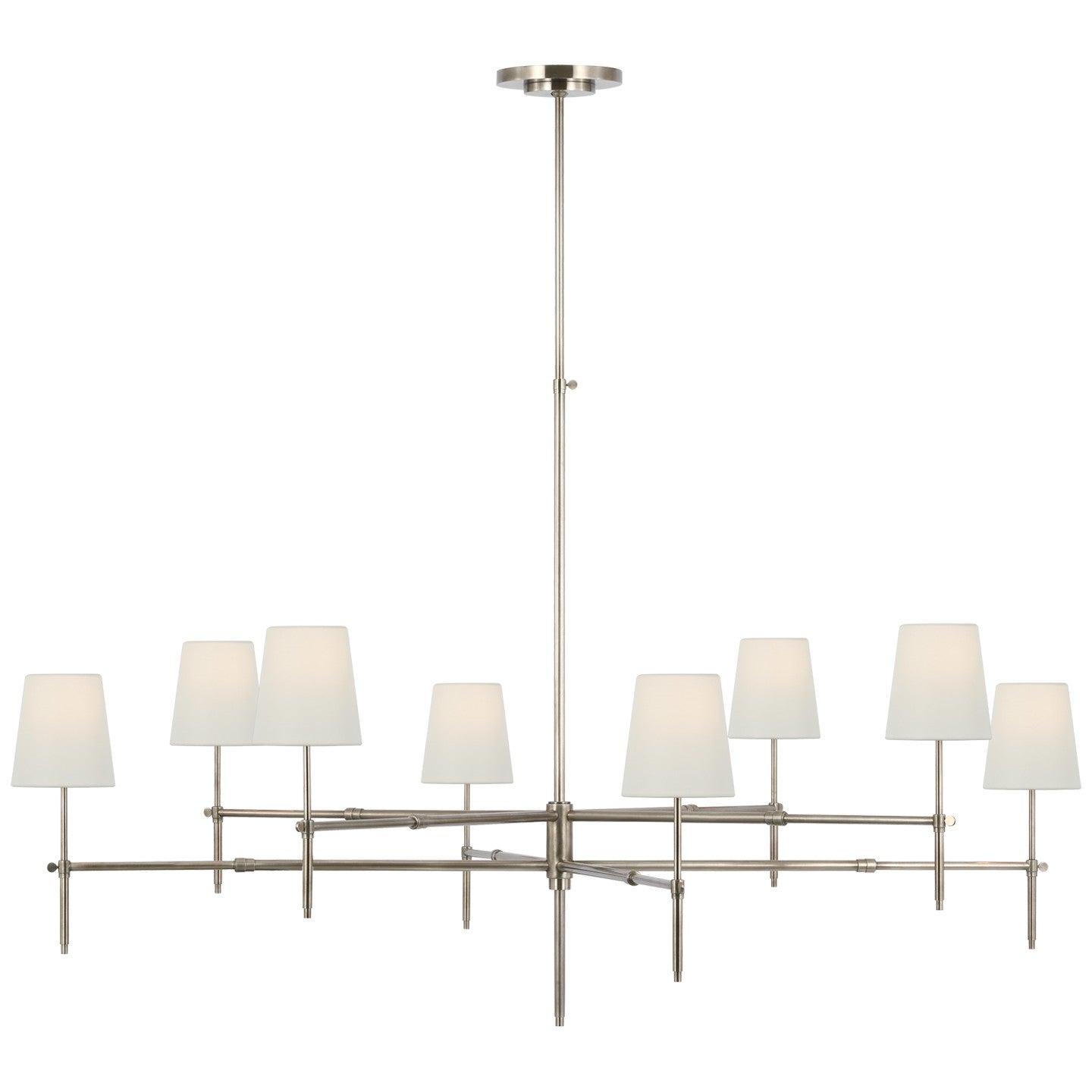 Visual Comfort Signature - TOB 5198AN-L - LED Chandelier - Bryant - Antique Nickel