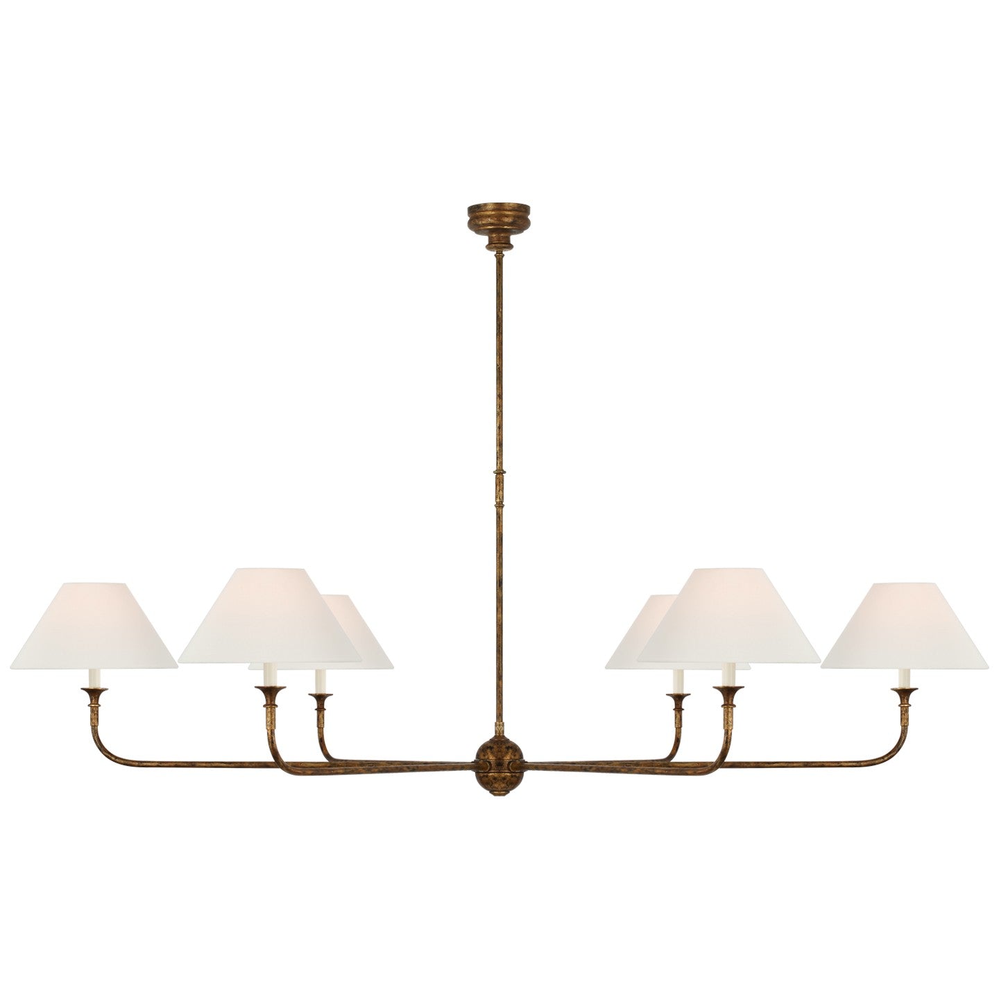 Visual Comfort Signature - TOB 5454AG-L - LED Chandelier - Piaf - Antique Gild