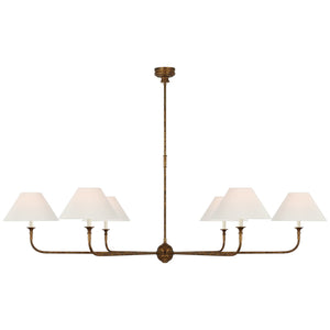 Visual Comfort Signature - TOB 5454AG-L - LED Chandelier - Piaf - Antique Gild