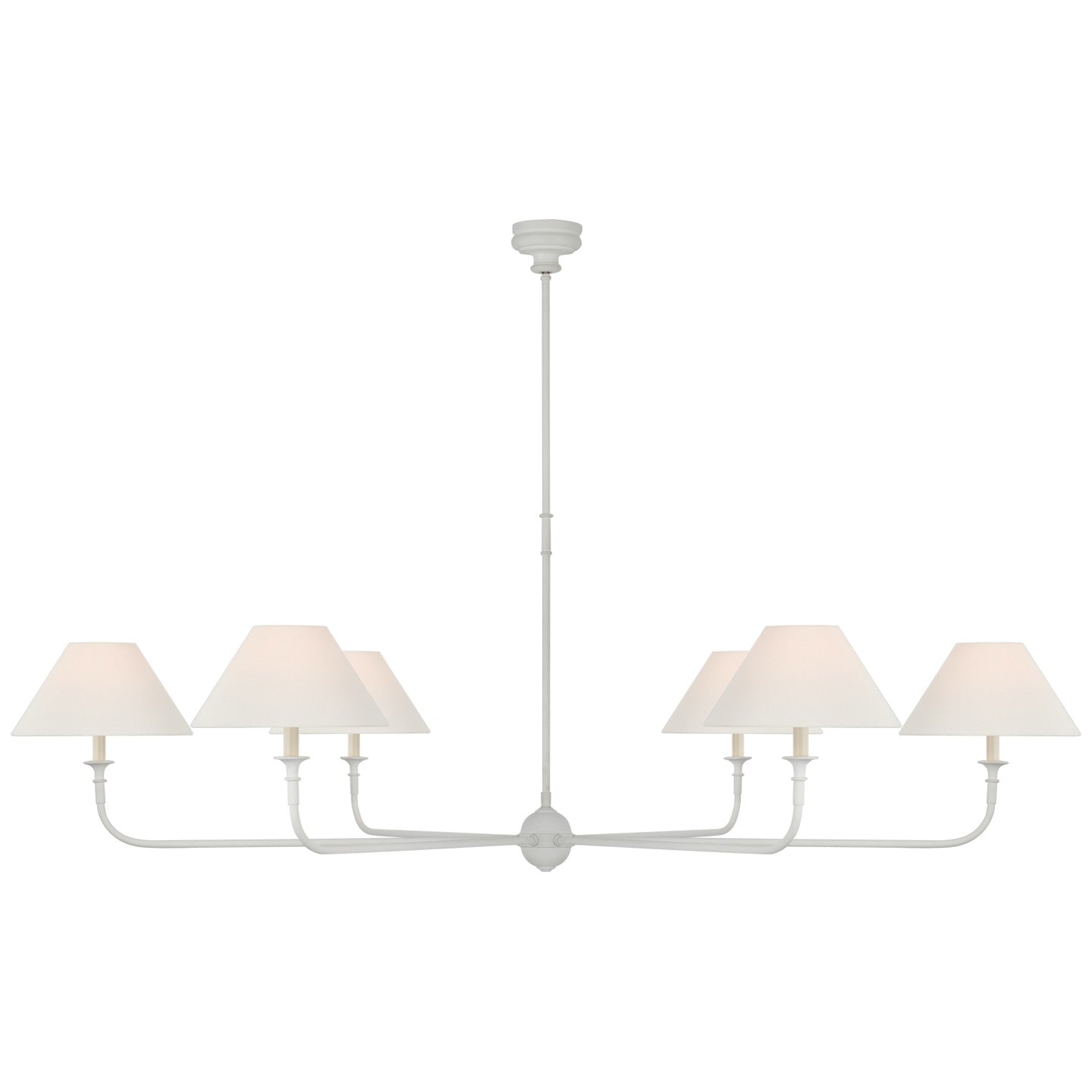 Visual Comfort Signature - TOB 5454PW-L - LED Chandelier - Piaf - Plaster White