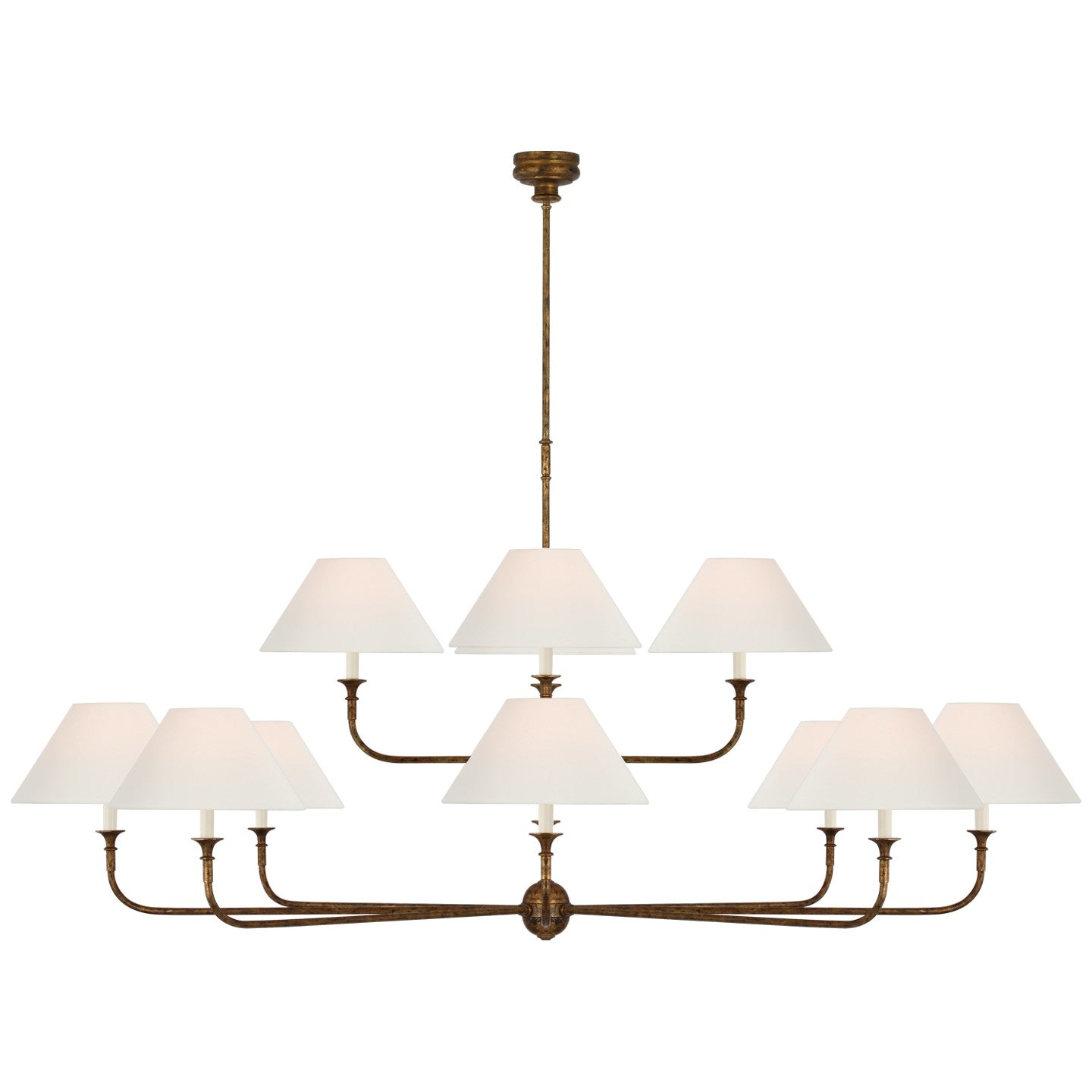 Visual Comfort Signature - TOB 5458AG-L - LED Chandelier - Piaf - Antique Gild