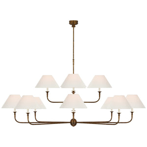 Visual Comfort Signature - TOB 5458AG-L - LED Chandelier - Piaf - Antique Gild