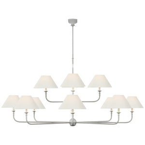 Visual Comfort Signature - TOB 5458PW-L - LED Chandelier - Piaf - Plaster White