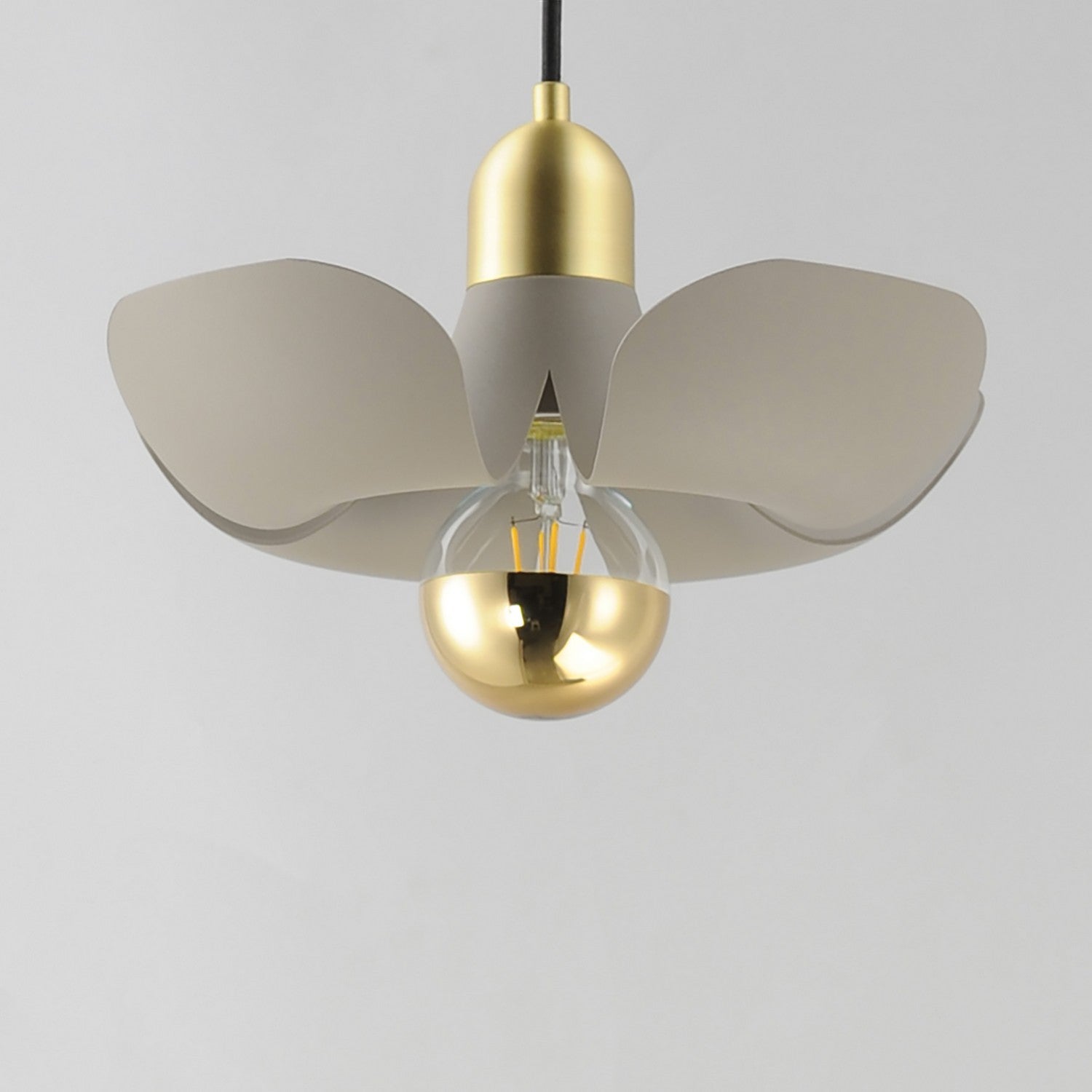 Maxim - 11391SGSBR - LED Pendant - Poppy - Silver Gold / Satin Brass