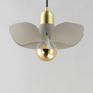 Maxim - 11391SGSBR - LED Pendant - Poppy - Silver Gold / Satin Brass
