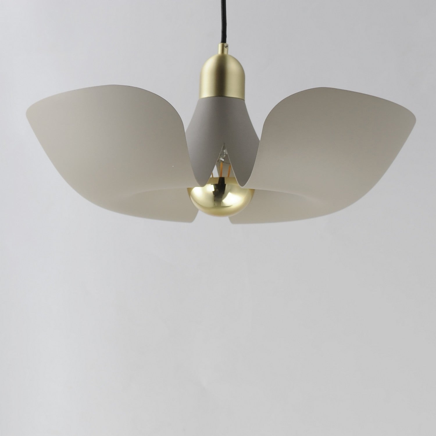 Maxim - 11392SGSBR - LED Pendant - Poppy - Silver Gold / Satin Brass