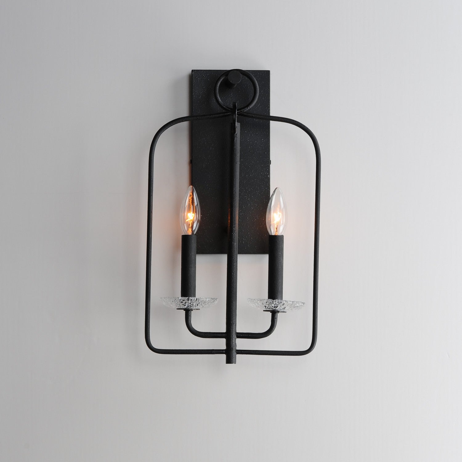 Maxim - 12322TCAR - Two Light Wall Sconce - Madeira - Anthracite