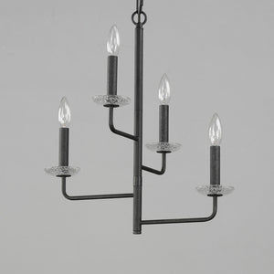 Maxim - 12324TCAR - Four Light Chandelier - Madeira - Anthracite